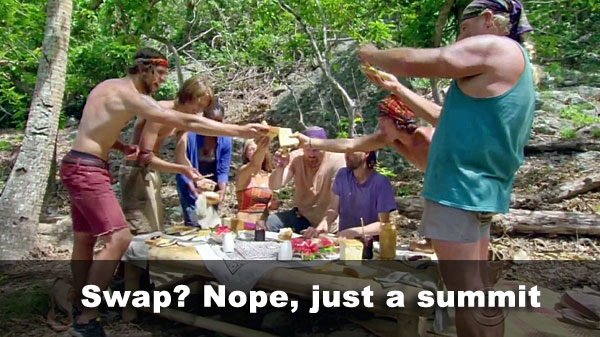 No swap, just summit