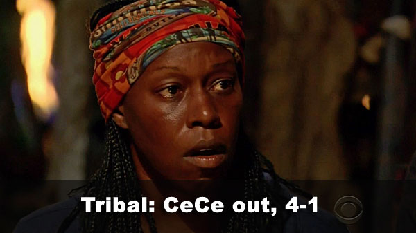 CeCe out, 4-1