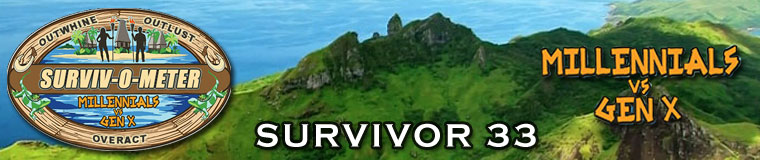 Survivor 33: Millennials vs. Gen X
