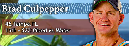 Brad Culpepper, 46, Tampa, FL; 15th - S27: Blood vs. Water
