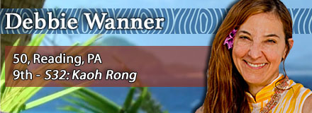 Debbie Wanner, 50, Reading, PA; 9th - S32: Kaoh Rong