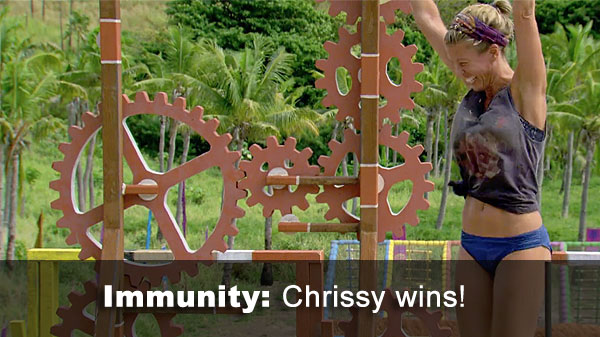 Chrissy wins