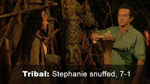 Stephanie out, 7-1