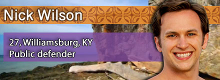 Nick Wilson, 27, Williamsburg, KY