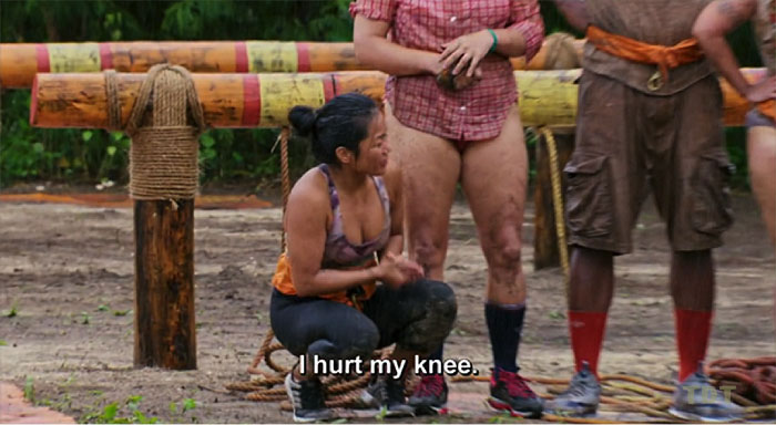 I hurt my knee