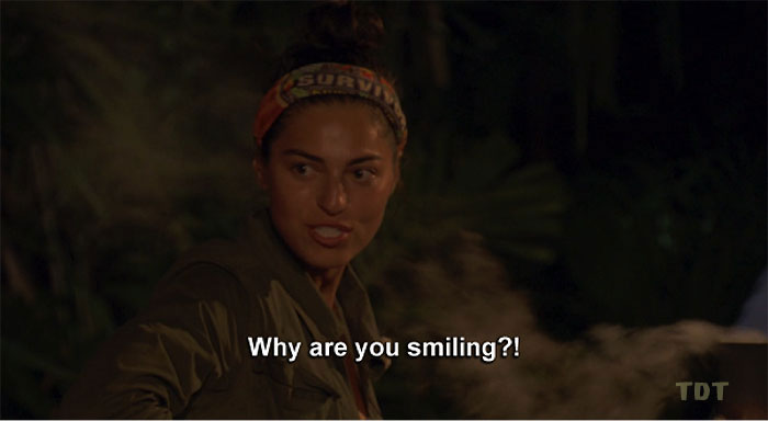 Why are you smiling?