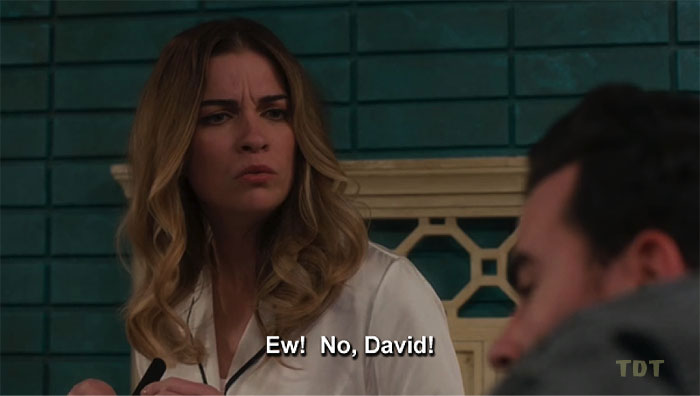 Ew! No, David