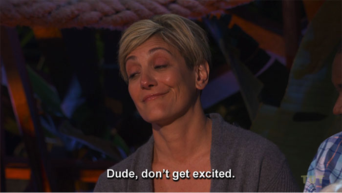 Reem - dude, don't get excited