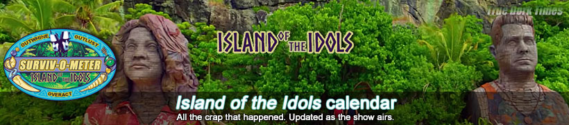 Survivor 39: Island of the Idols calendar