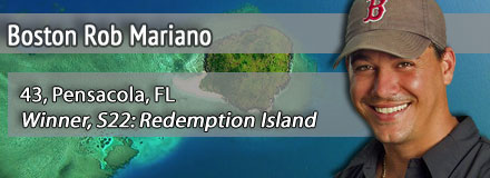 Boston Rob Mariano, 43, Pensacola, FL