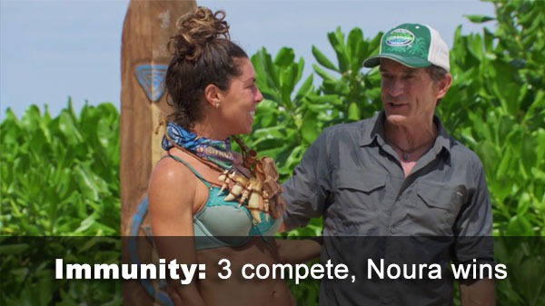 Noura wins immunity