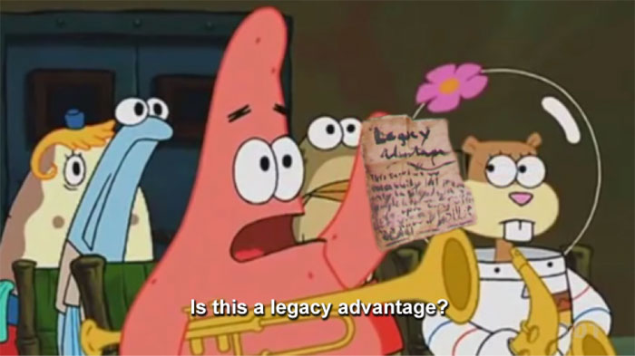 Is this a legacy advantage?