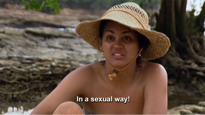 In a sexual way