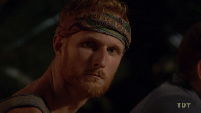 Tommy glares