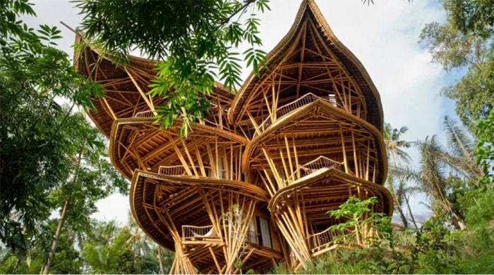 Elaborate hut