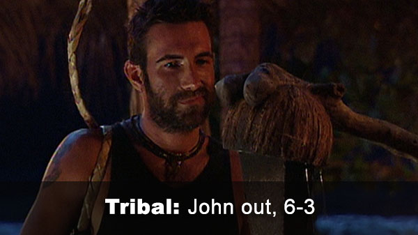 John out, 6-3