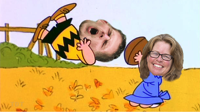 Lucy Kass and the football