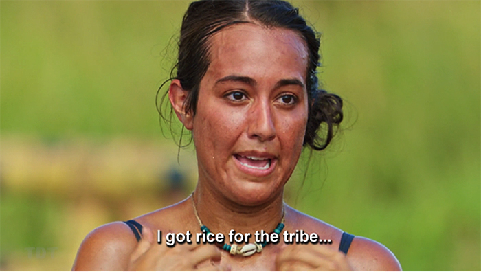I got rice for the tribe