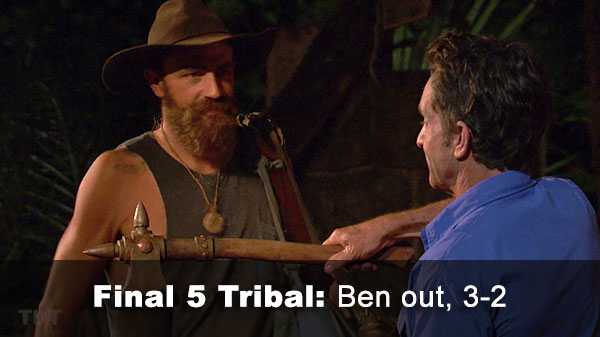 Ben out, 3-2