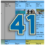 Survivor 41 calendar