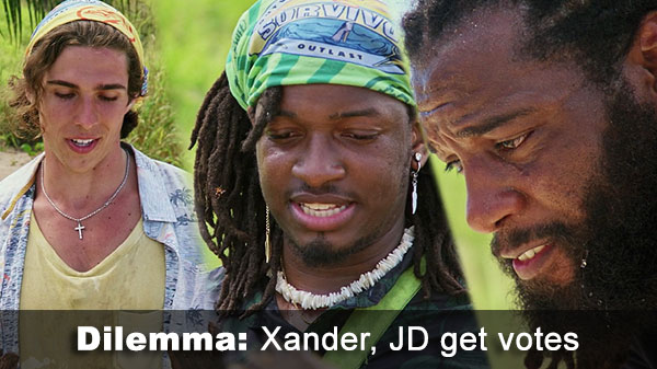 Xander, JD win extra votes