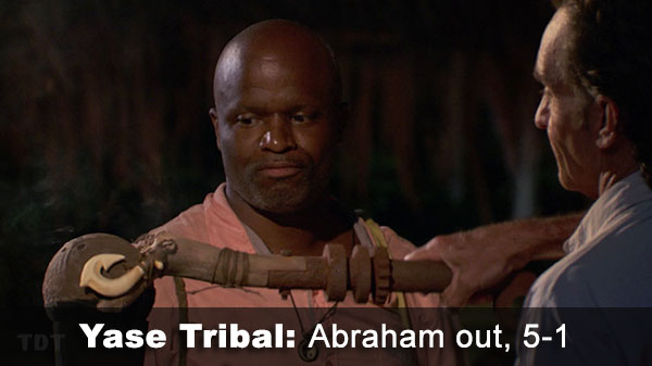 Abraham out, 5-1