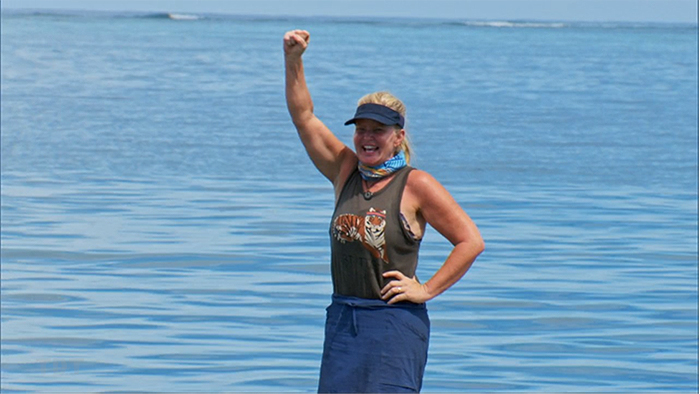 One-arm Heather cheer