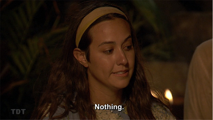 Angelina: Nothing