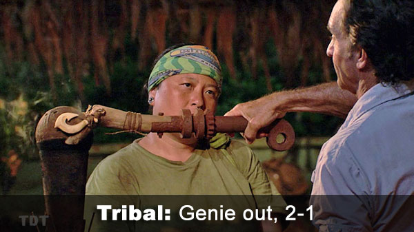 Genie out, 2-1