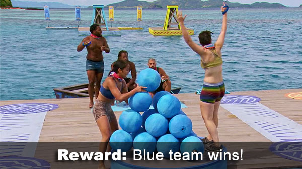 Blue team wins RC