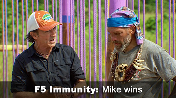 Mike wins F5 IC