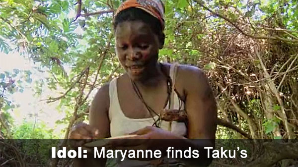 Maryanne finds Taku beware idol