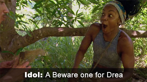 Drea finds idol
