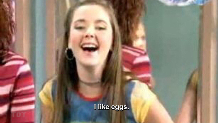 I like eggs