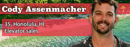 Cody Assenmacher, 35, Honolulu, HI
