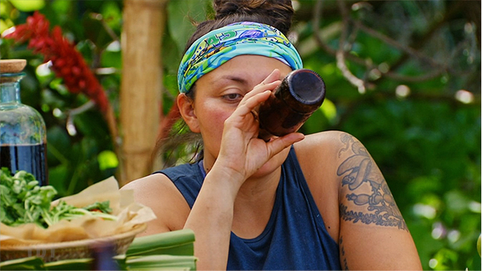 Karla drinking