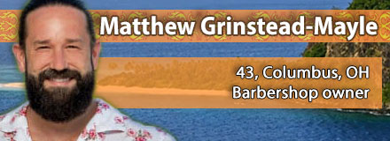 Matthew Grinstead-Mayle, 43, Columbus, OH