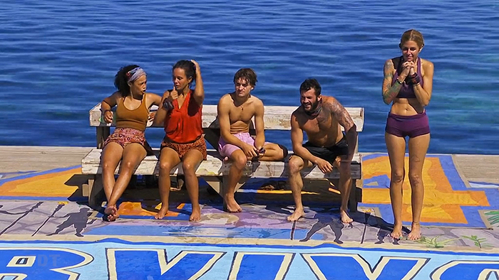 Lauren mocking Probst