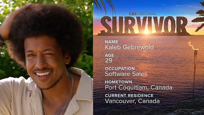 Kaleb Gebrewold — Survivor 45 Cast Member - Parade