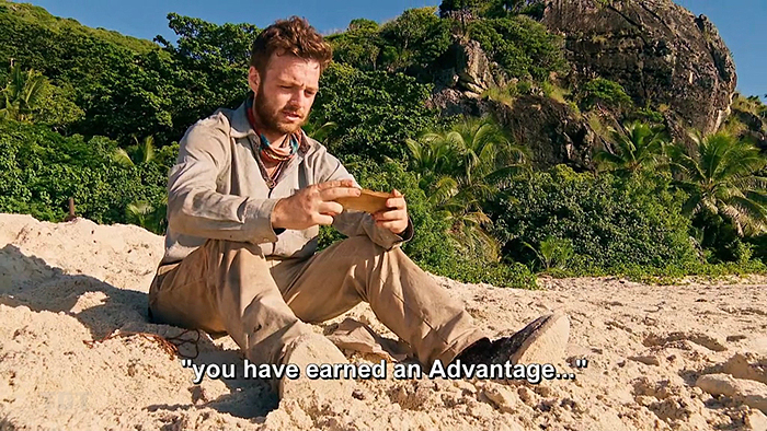 Jake wins advantage