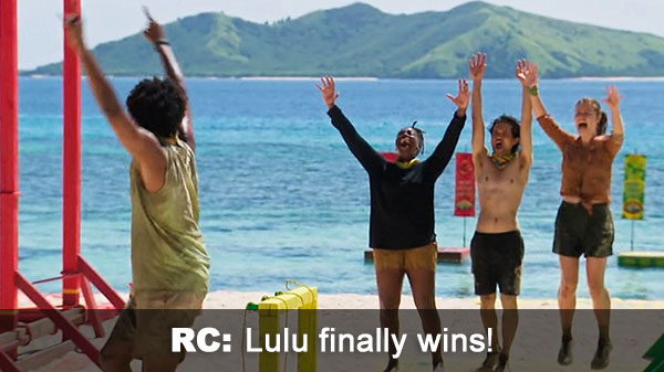 Lulu wins RC