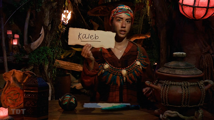 Dee votes Kaleb