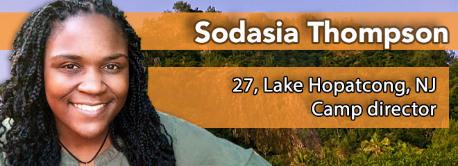 Sodasia Thompson, 27, Lake Hopatcong, NJ