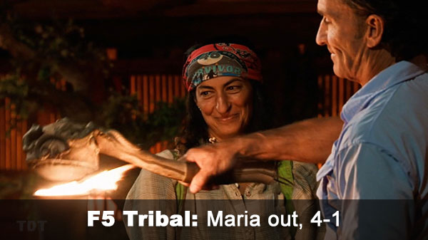 Maria out, 4-1