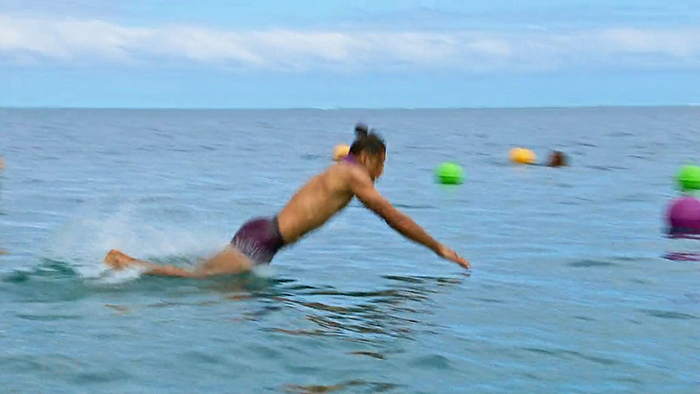 Bhanu bellyflop