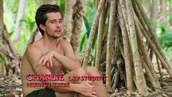 Charlie in confessional