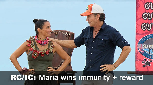 Maria wins IC and reward