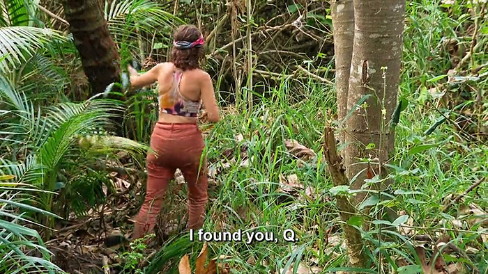 Liz found you, Q