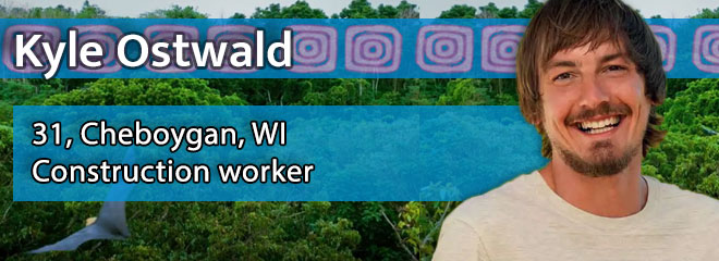 Kyle Ostwald, 31, Cheboygan, WI
