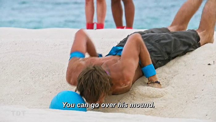 Sam: Go over his mound
